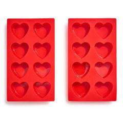 Silicone Heart Pan Set