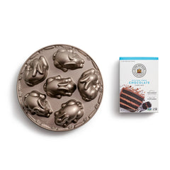 Gluten-Free Chocolate Cake Mix and Bunny Pan Set