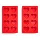 Silicone Heart Pan Set