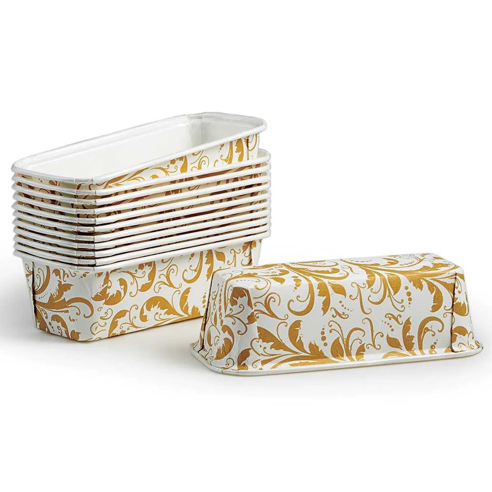Filigree Paper Loaf Pans
