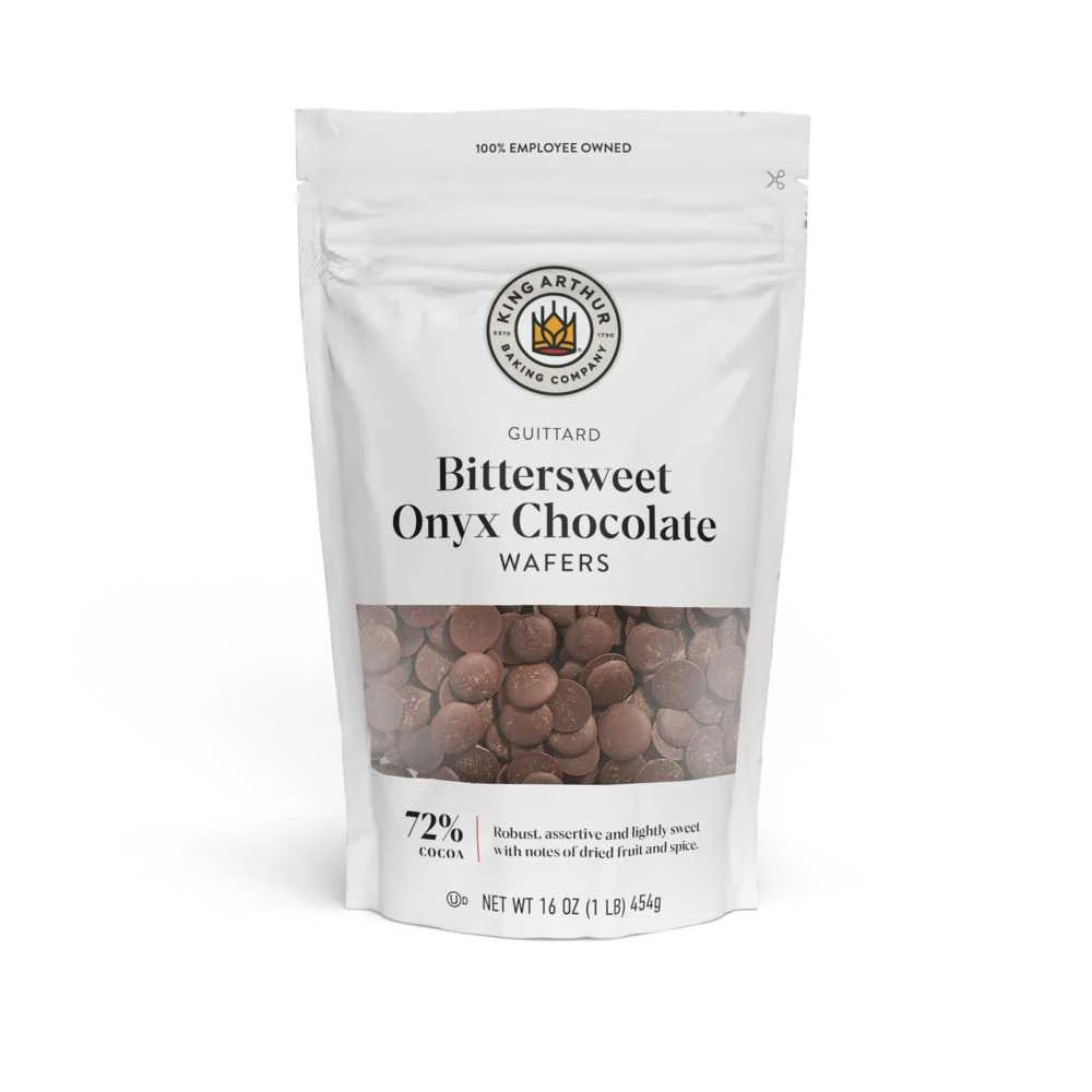 Guittard Bittersweet Onyx Chocolate Wafers