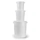 Assorted Storage Buckets - Set of 3