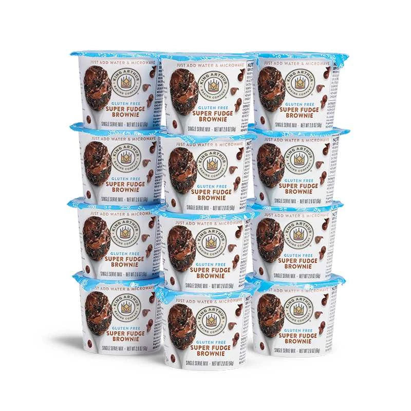 Gluten-Free Single Serve Super Fudge Brownie Mix - 12-Pack